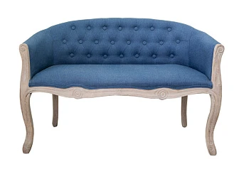 купить стильный Дизайнерский двухместный диван Kandy Double Blue цвет голубой в интернет-магазине