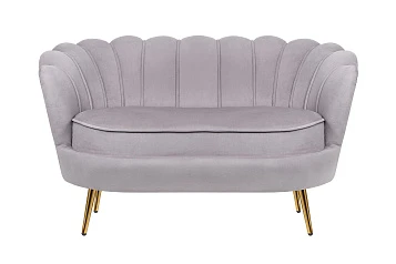 стильный Диван ракушка Pearl Double Grey