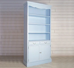 фото Книжный шкаф "Leontina Blue" арт ST9330B в интерьере