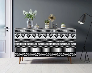 Комод "Berber" три дверки 19 принт арт BB01/Print_19 на заказ
