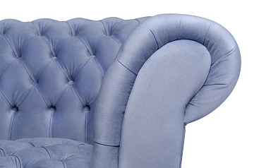 купить красивый Двухместный диван Lina Blue-B синий в интернет-магазине