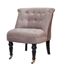 красивое Низкое кресло Aviana Taupe Velvet