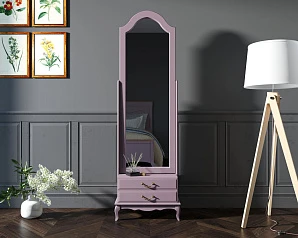 купить Зеркало напольное "Leontina Lavanda" 2 ящика арт ST9322LETG