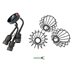 заказать 31531 Люстра TARBES, 3x60W(E27), сталь, черный в интернет-магазине