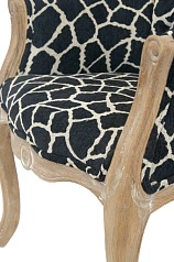 Низкое кресло ретро каминное Kandy на заказ