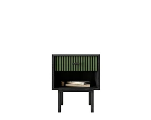 заказать стильные Тумбочка с верхним ящиком "Emerson" арт EM11/green/L