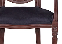 Мягкий стул с подлокотниками Delo Kora Arm Black на заказ в интернет-магазине