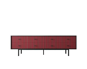 Комод с восемью ящиками "Emerson" арт EM03/red/L в интерьере