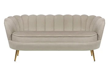 стильный Диван ракушка для гостиниц Pearl Triple Taupe на заказ