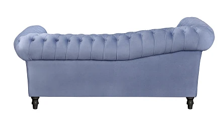 Двухместный диван Lina Blue-B синий в интерьере