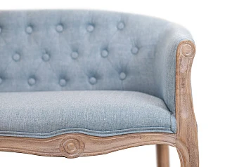 стильный Дизайнерский двухместный диван Kandy Double Light Blue на заказ