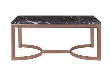фото Журнальный столик прямоугольный Aron Marble-Cu