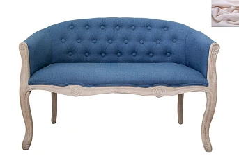 стильный Диван французский стиль Kandy Double Blue розовый на заказ
