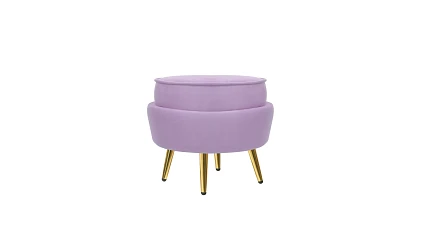 Кресло с пуфом ракушка Pearl Purple в интернет-магазине