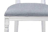 Стул с круглой спинкой Volker oak Grey and White