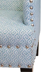 купить стильное Мягкое полукресло с подлокотниками Mart Blue в интернет-магазине