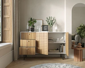 Комод с дверками и ящиками KOTO арт KT26 в интернет-магазине