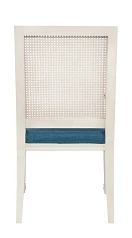 фото Мягкий стул с подлокотниками Wilton White