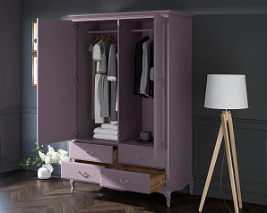 фото Шкаф "Leontina Lavanda" двустворчатый с ящиками арт ST9327KR2L