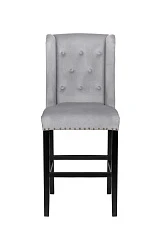 купить Дизайнерский барный стул Skipton Grey Velvet в интернет-магазине