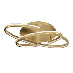 390534 Светодиодный настенно-потолочный светильник с регулировкой цветовой температуры BOGADO, 40W(LED) ,2200-6500K, 7000lm, сталь, золотой, белый в интернет-магазине