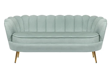 стильный Диван ракушка для гостиниц Pearl Triple Green