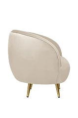 стильное Мягкое кресло для гостиниц Small Benee Beige