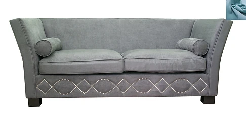 купить Диван арт-деко Volte цвет голубой в интернет-магазине