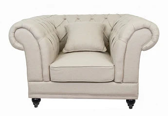 фото Низкое кресло Dasen Beige в интерьере