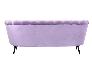 Диван ракушка для гостиниц Pearl Triple Purple на черных ножках в интернет-магазине