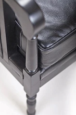 красивое Классическое американское кресло Colin Black Leather в интернет-магазине