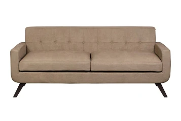 фото Диван скандинавский на ножках Uter коричневый