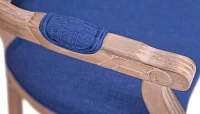 Мягкий стул с подлокотниками Volker Arm Original Blue на заказ в интернет-магазине