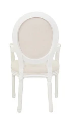заказать Мягкий стул с подлокотниками Volker Arm Beige and White в интернет-магазине