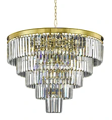 красивые Люстра Odeon 5 Rings Gold