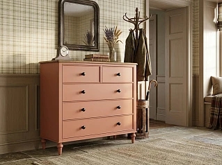 купить красивый Комод 5 ящиков "Одри (Odri)" арт od2115/3012 в интернет-магазине