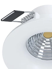 фото 98243 Светодиодный встраиваемый светильник SALICETO димм., 6W(LED), ?88, 380lm, 3000K, алюминий, белый в интерьере