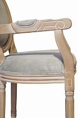 купить Мягкий стул с подлокотниками Volker Arm Grey