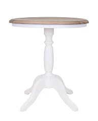 заказать Журнальный столик круглый Valent White