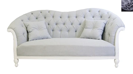 купить красивый Французский диван Velina цвет серый