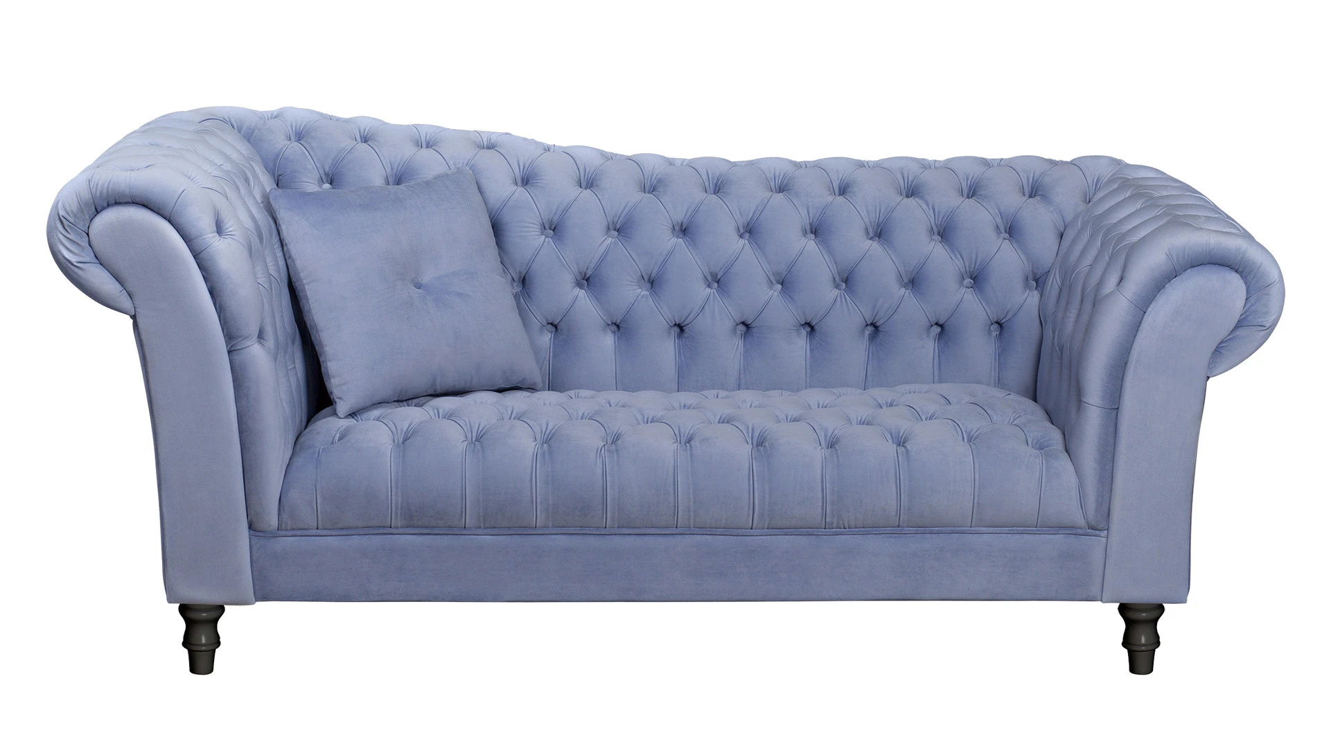 купить Двухместный диван Lina Blue-B синий в интернет-магазине