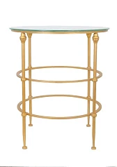 фото Журнальный столик круглый Lekan в интерьере