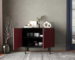 заказать Комод с двумя дверками "Emerson" арт EM02/red/L