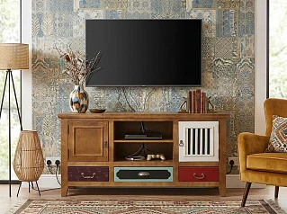 фото Комод "Гуашь (Gouache)" под TV арт М10528ETG в интерьере