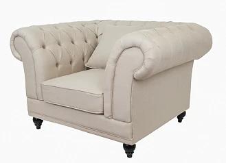фото Низкое кресло Dasen Beige в интерьере