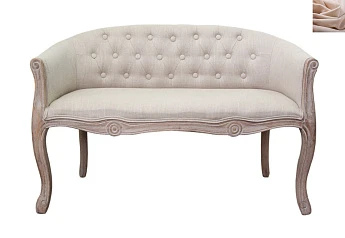 красивый Дизайнерский двухместный диван Kandy Double Mocca цвет бежевый