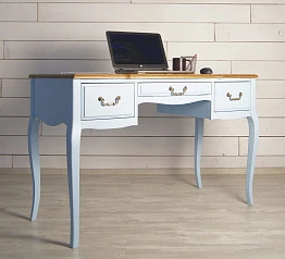 Стол письменный "Leontina Blue" арт ST9347B в интерьере