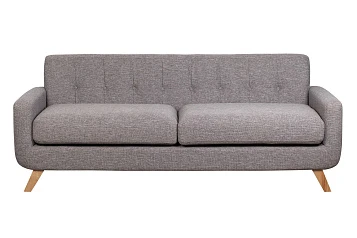 купить Диван скандинавский на ножках Uter серый в интернет-магазине