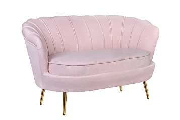 Диван ракушка Pearl Double Pink в интерьере
