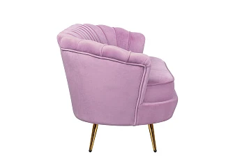 Диван ракушка Pearl Triple Pink в интерьере